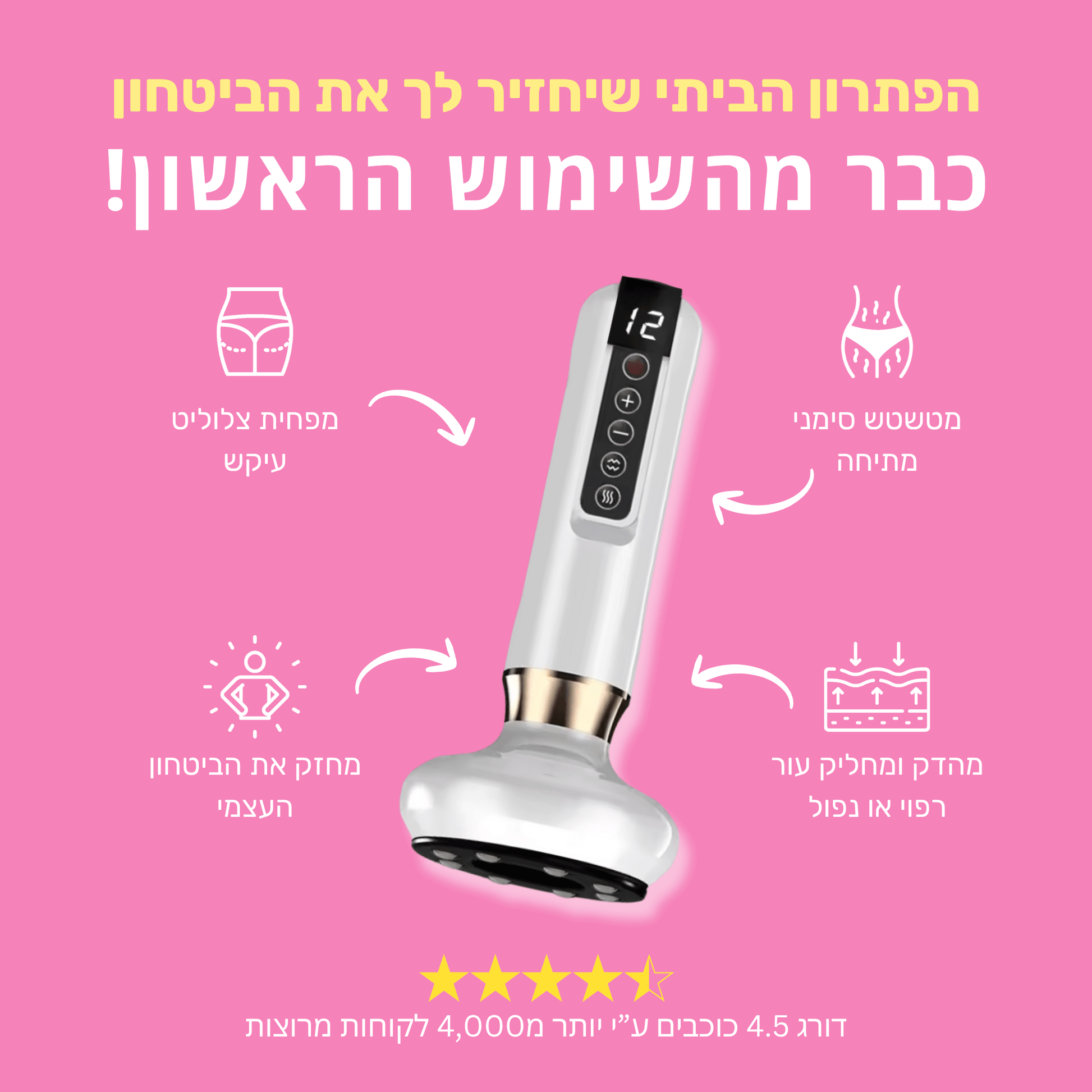 Slikure - מכשיר עיסוי נגד צלוליט - BLISS SHOP