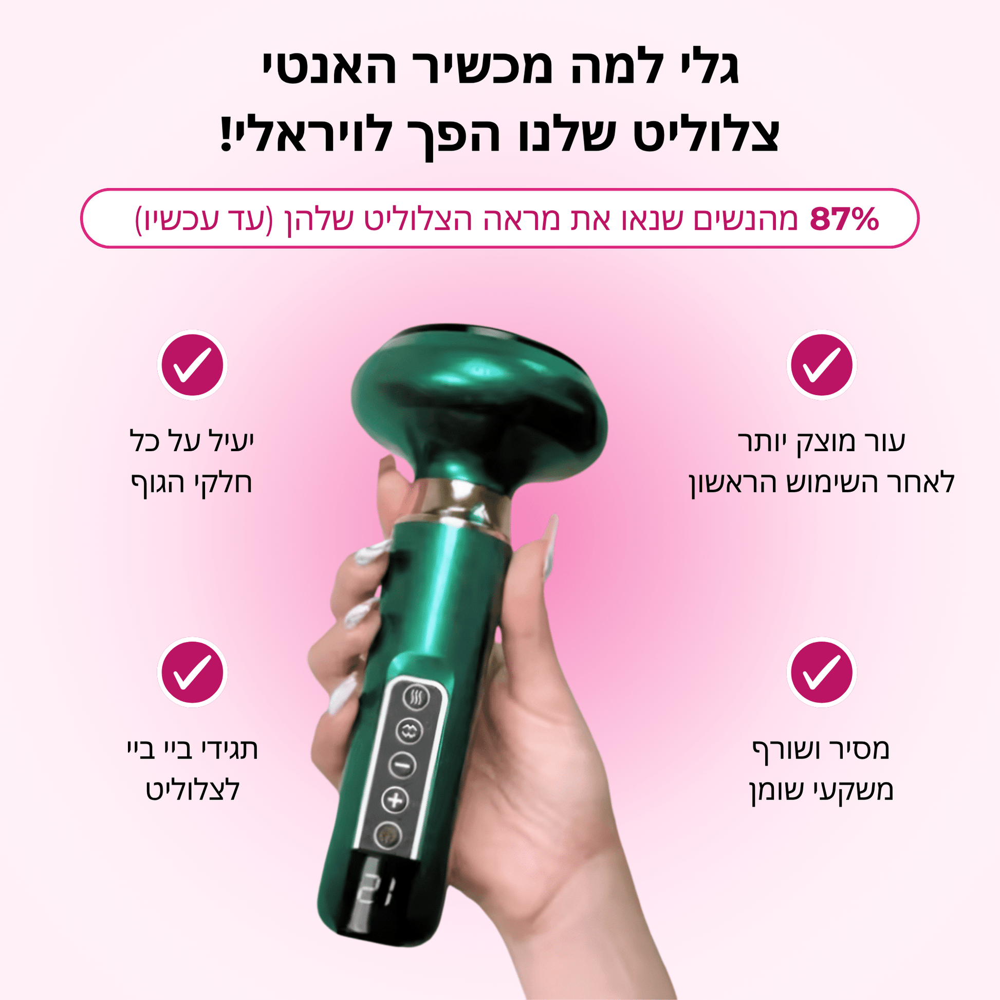 Slikure - מכשיר עיסוי נגד צלוליט - BLISS SHOP
